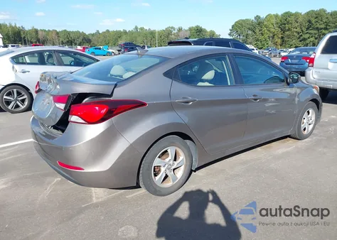 2014 Hyundai Elantra Se from USA, damaged, VIN 5NPDH4AE0EH481261